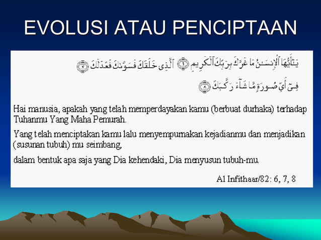 Evolusi dan Asal Usul Kehidupan | PPT