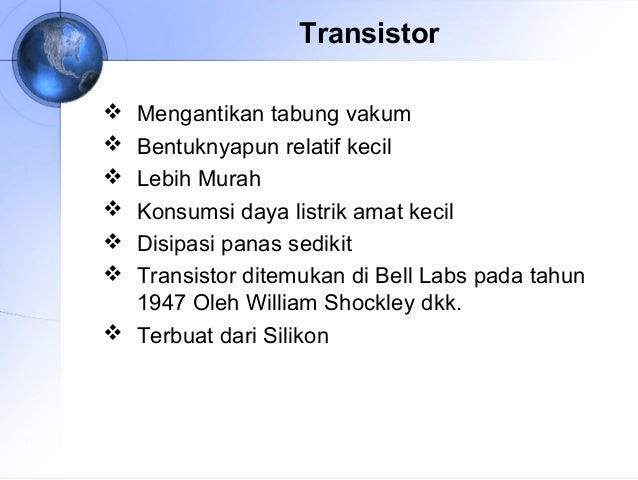 Evolusi dan kinerja komputer