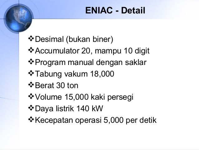Evolusi dan kinerja komputer