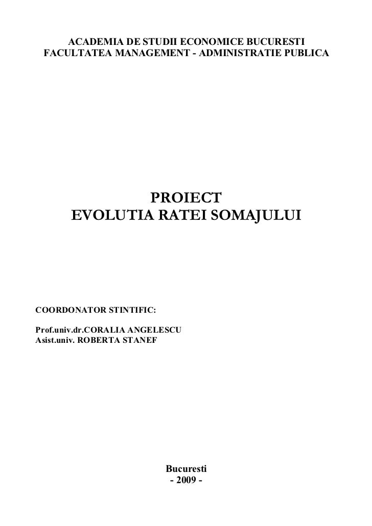 Evolutia Ratei Somajului
