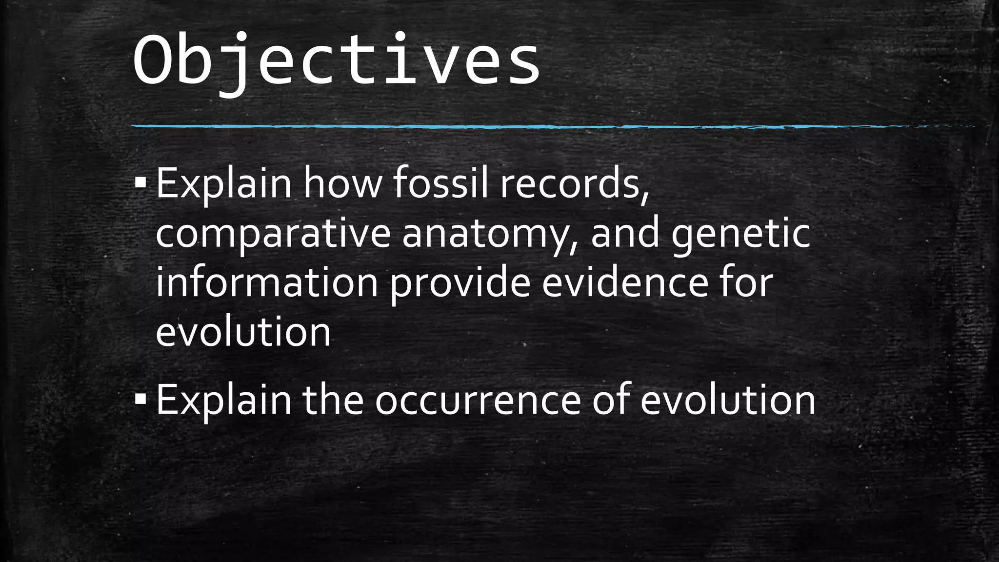 Evolution Science Grade 10 | PPTX
