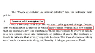 Evolution.pptx general biology 2 module pdf | PPTX