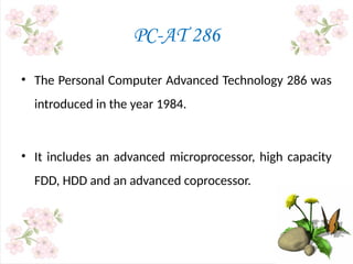 286 Computer Versus Modern Computer Chipset Evolution in computer Motherboard | PPTX