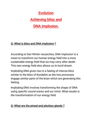 Evolution - Achieving Bliss and DNA implosion.pdf