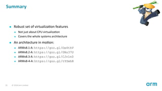 XPDDS18: The Evolution of Virtualization in the Arm Architecture ...