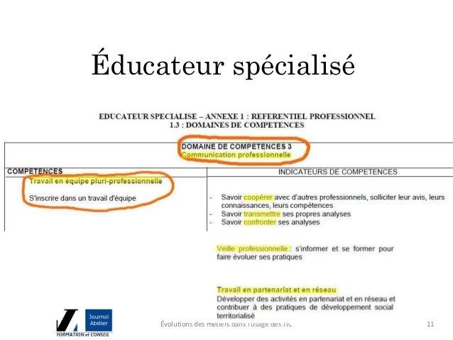 Educateur specialise formation