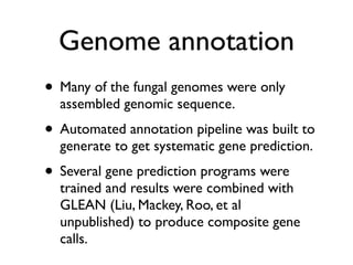 Evolution of gene family size change in fungi | PDF
