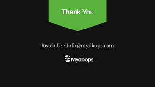 Reach Us : Info@mydbops.com
Thank You
 