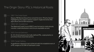 Priority Origin Evolution-of-Priority-Sector-Lending-PSL-in-India-Meaning-Scope-and ...