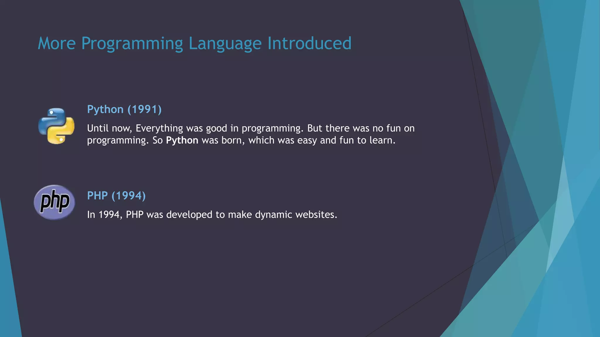 Evolution of Programming language | PPT