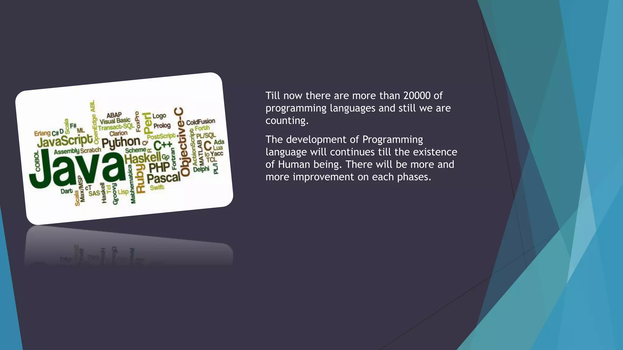 Evolution of Programming language | PPT
