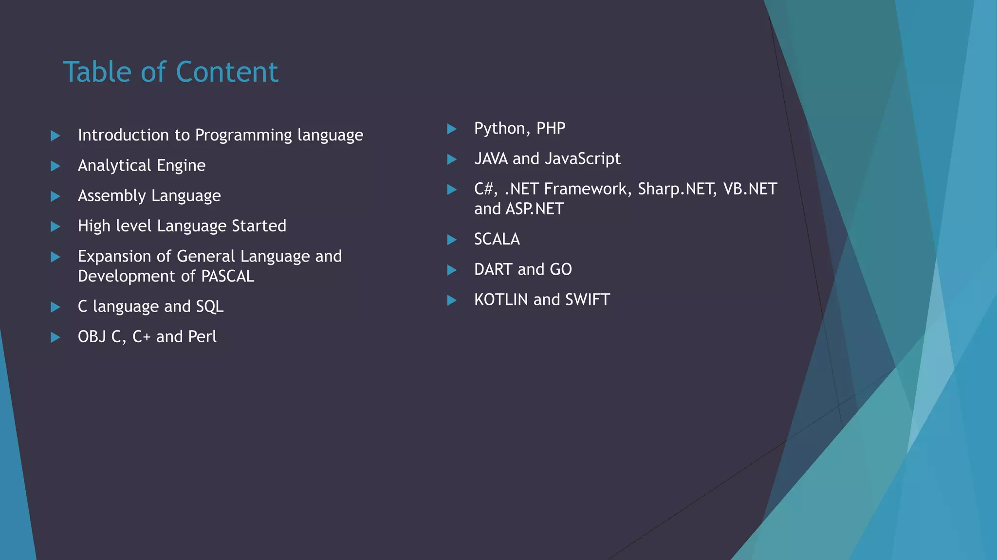 Evolution of Programming language | PPT
