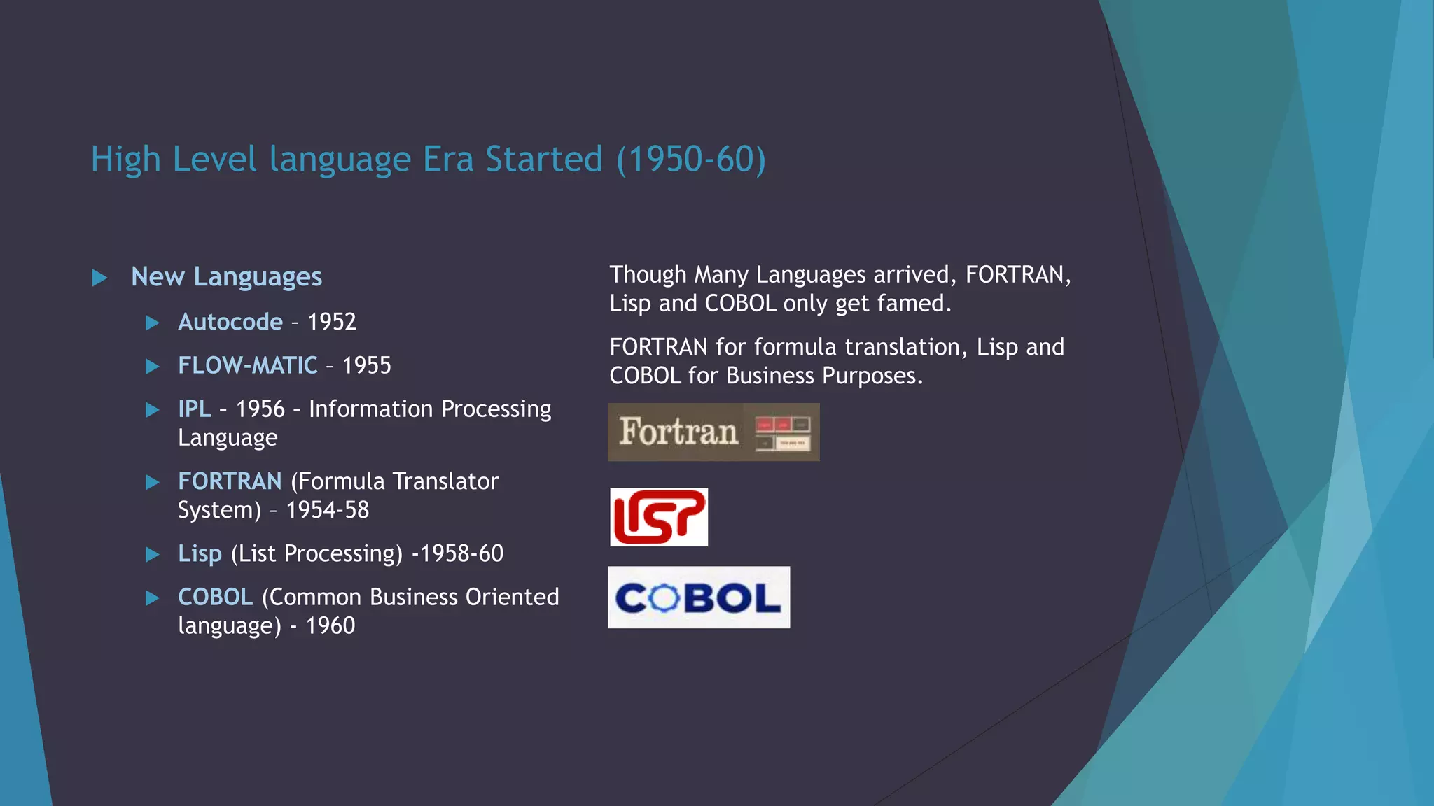 Evolution of Programming language | PPTX