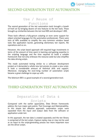 Evolution of Test Automation | PDF