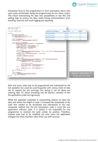 Test Automation Script Complexity Matrix Evolution of Test Automation | PDF