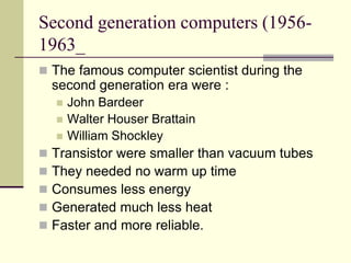 Evolution of-the-computers ict | PPT