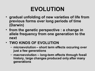 Slide Gradual Evolution Evolution Practicals | PPT
