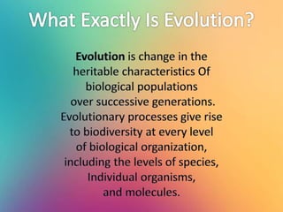 Evolution | PPTX