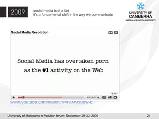 social media isn't a fad it's a fundamental shift in the way we communicate www.youtube.com/watch?v=fVXKI506w-E 
