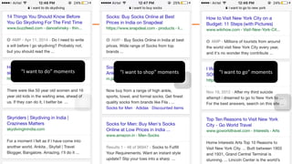 AMP in Search
“I want to do” moments “I want to go” moments“I want to shop” moments
 