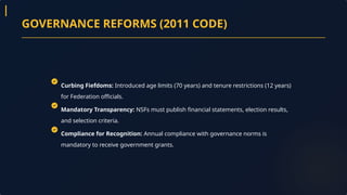 Evolution and Governance of Sports Policy in India: 1984-2025 Journey ...