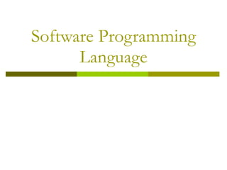 Evolution and History of Programming Languages - Software/Hardware ...