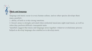  Music and language

 