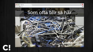 Så här ska vi koppla ihop detSå här ska vi skruva in det
 