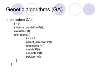 Initialization In Genetic Algorithm Evolutionary-Algorithms.ppt
