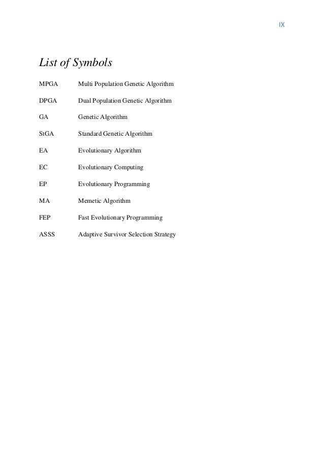 Phd thesis evolutionary algorithm