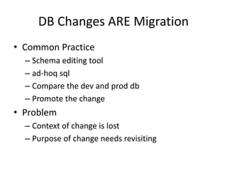 Evolutionary database design | PPTX