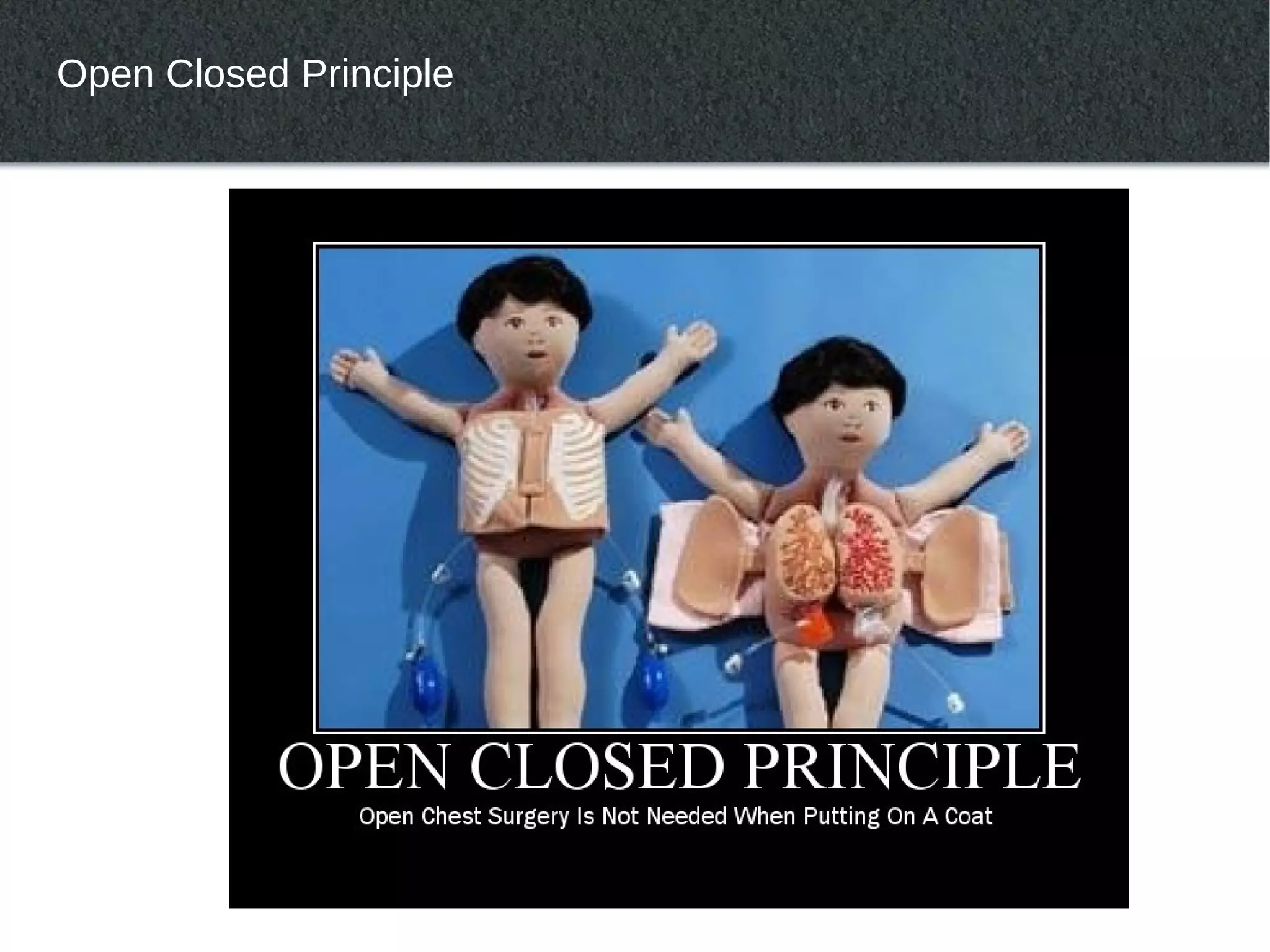 Open Closed Principle
 