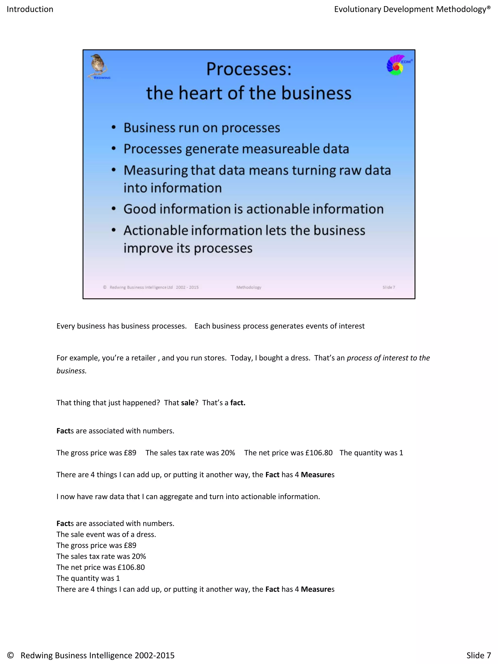 Notes for Evolutionary Development Methodology | PDF