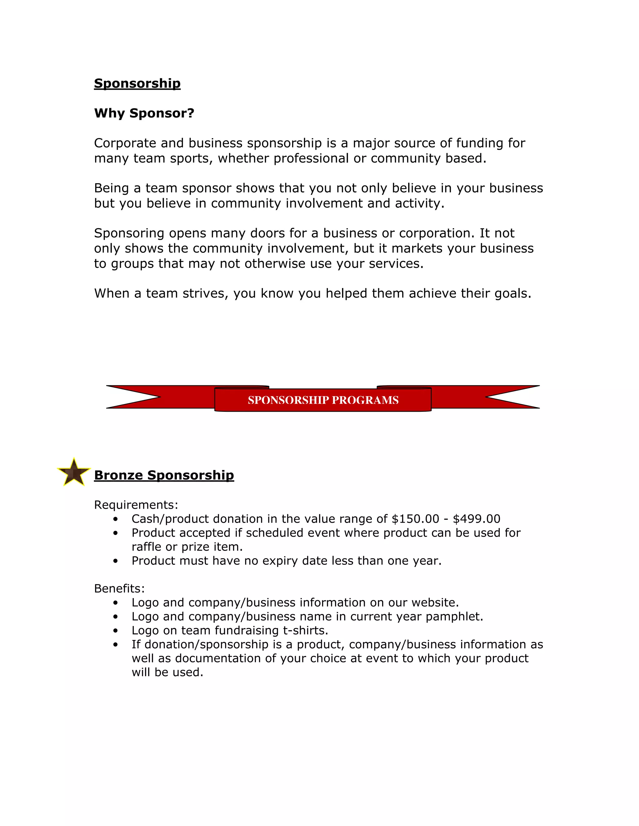 Evolution+dance+team+sponsorship+proposal+2011 2012 | PDF