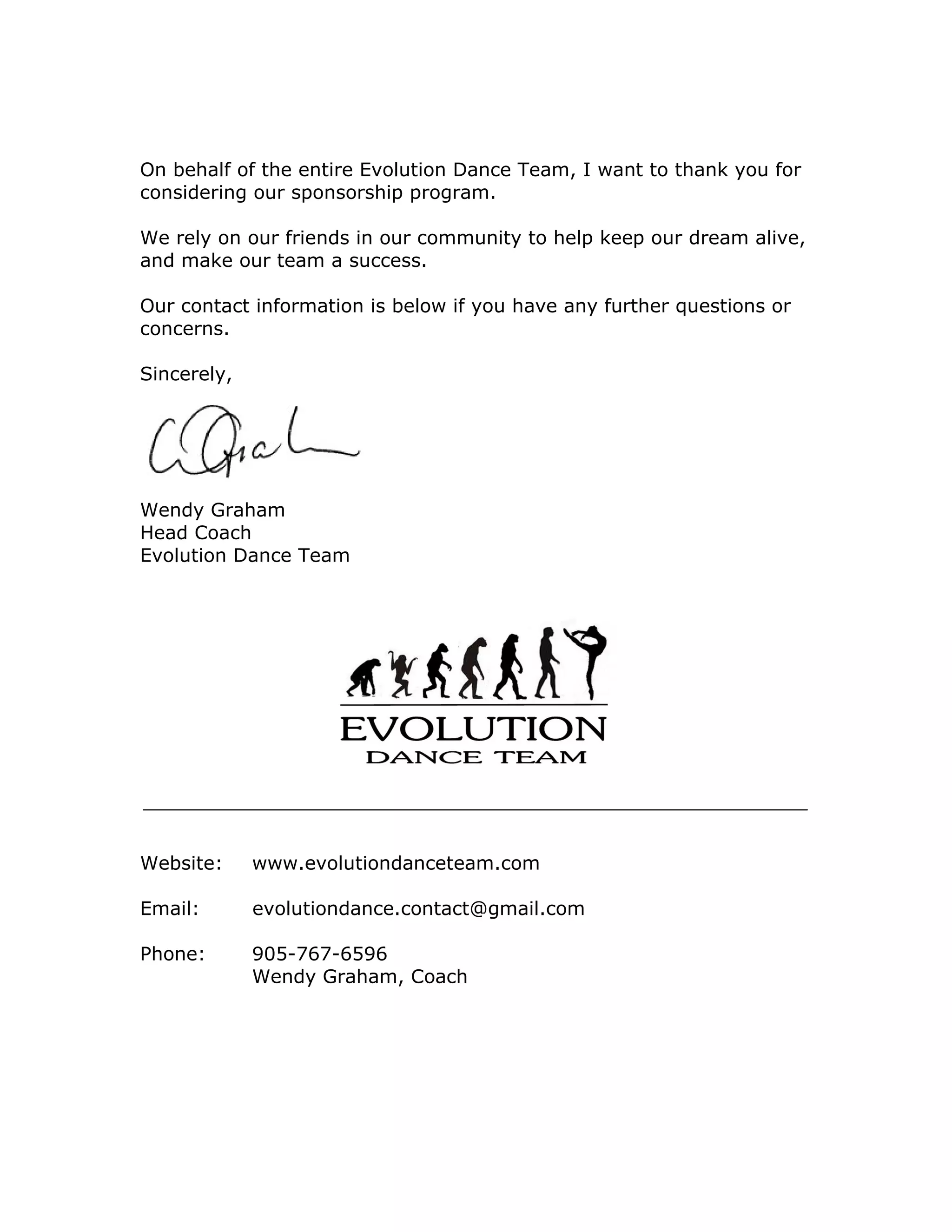 Evolution+dance+team+sponsorship+proposal+2011 2012 | PDF
