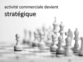activité commerciale devient
stratégique
 