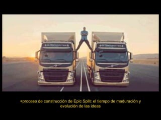 +proceso de construcción de Epic Split: el tiempo de maduración y
evolución de las ideas
 
