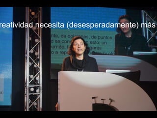 reatividad necesita (desesperadamente) más
 