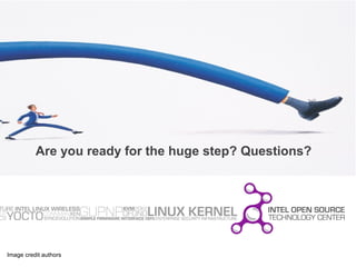 Are you ready for the huge step? Questions?
Image credit authors
 