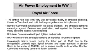 historical Evolution of Air Power Theories | PPTX