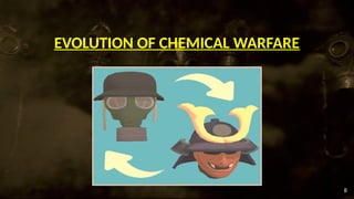 EVOLUTION OF CHEMICAL WARFARE AND TYPES OF CHEMICAL.pptx
