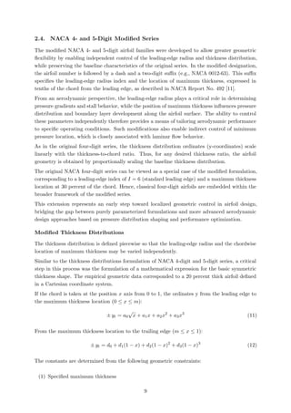 Evolution and Parametric Modeling of Classical NACA Airfoil Families | PDF
