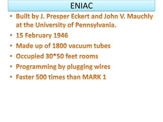 ENIAC
 