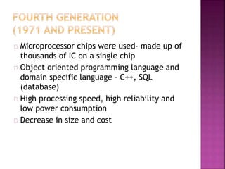 Evolution of computers | PPTX