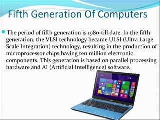 Evolution of computers | PPT