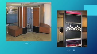 CRAY 1
PDP 11
 