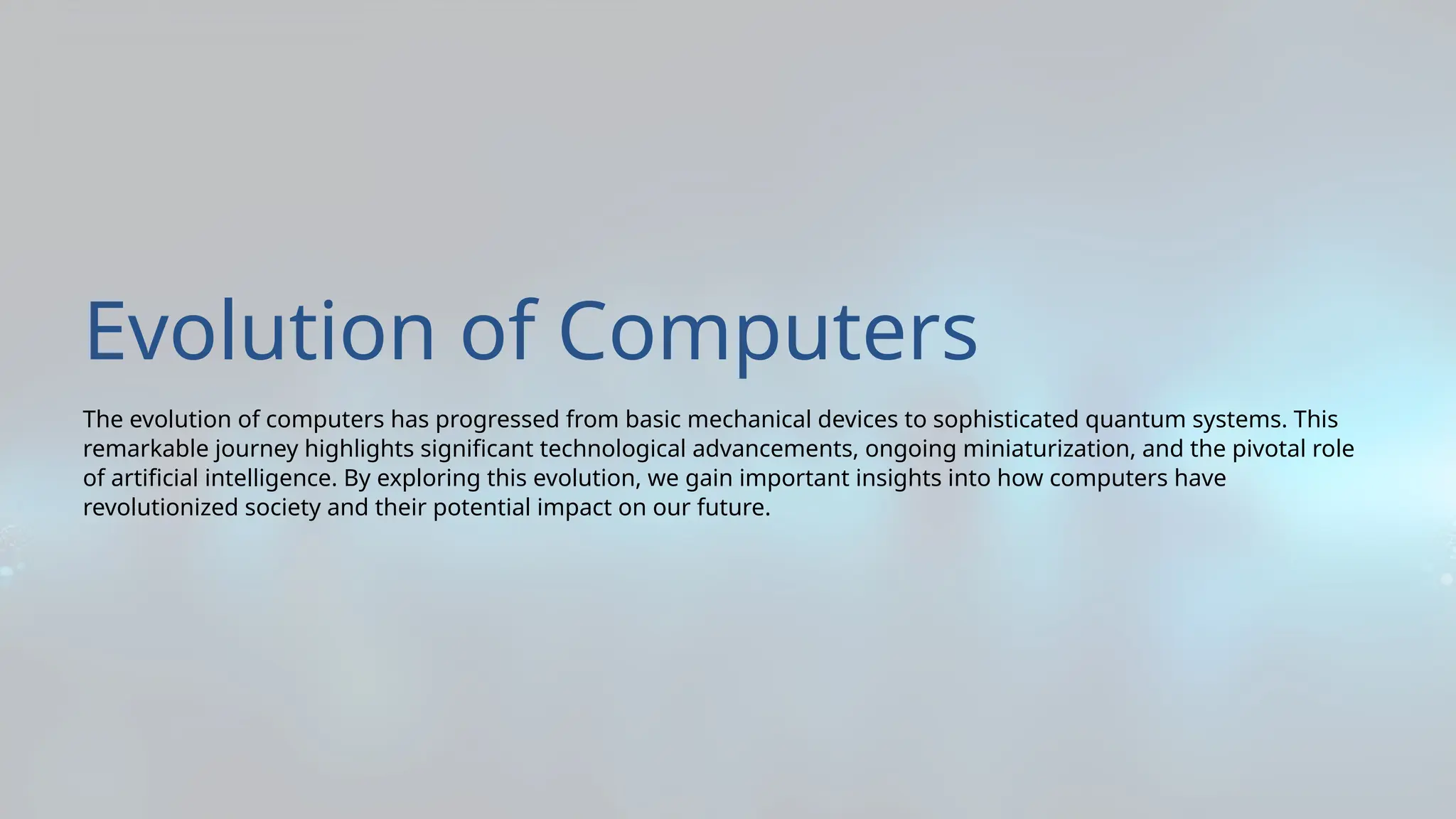 Evolution of Computers.pptx jgdfiiffgigggg | PPTX