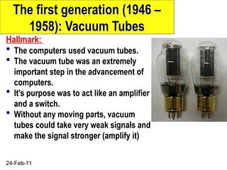 Evolution Of ComputersEvolution Of Computers unit two.ppt