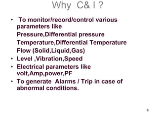 Evolution ofcontrol and instrumentation in indian power plants | PDF