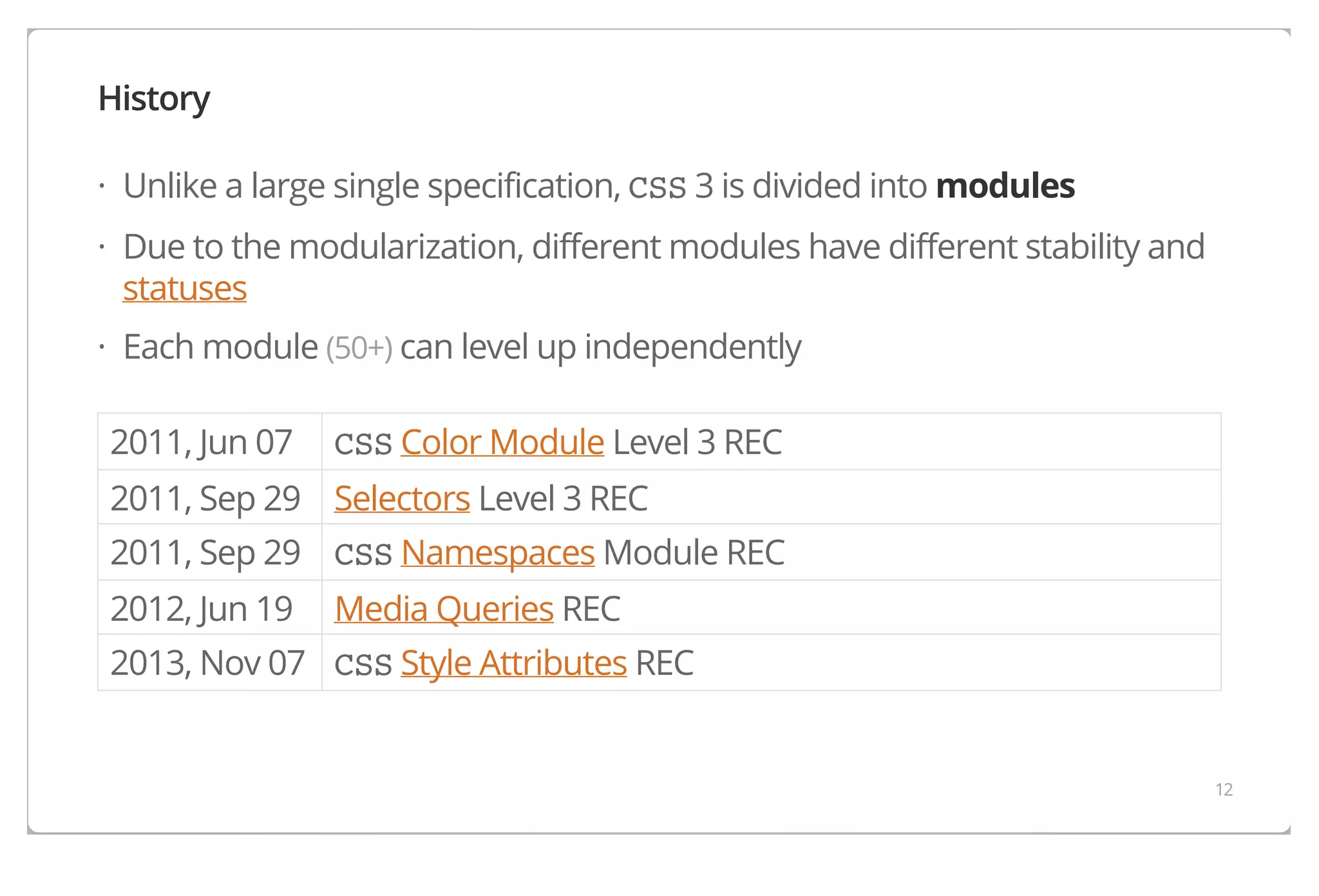 Evolution of CSS | PDF